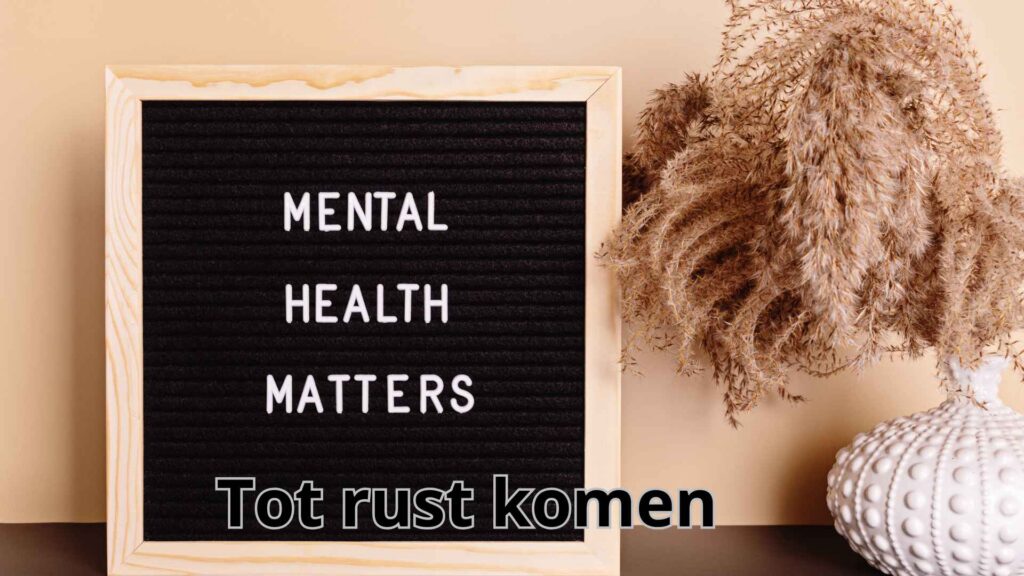 Beeld van rust en ontspanning als tegengewicht voor chronische stress